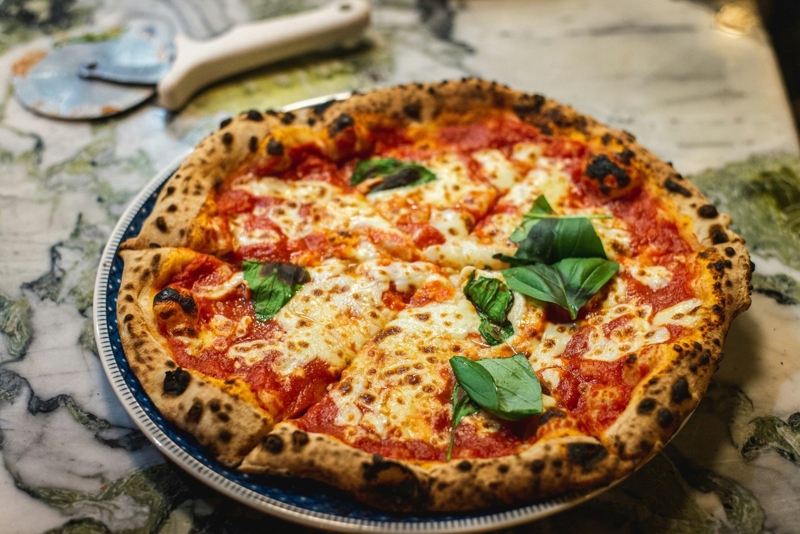 Wood fired Neapolitan pizza, like the ones served at the best pizza places in Pune