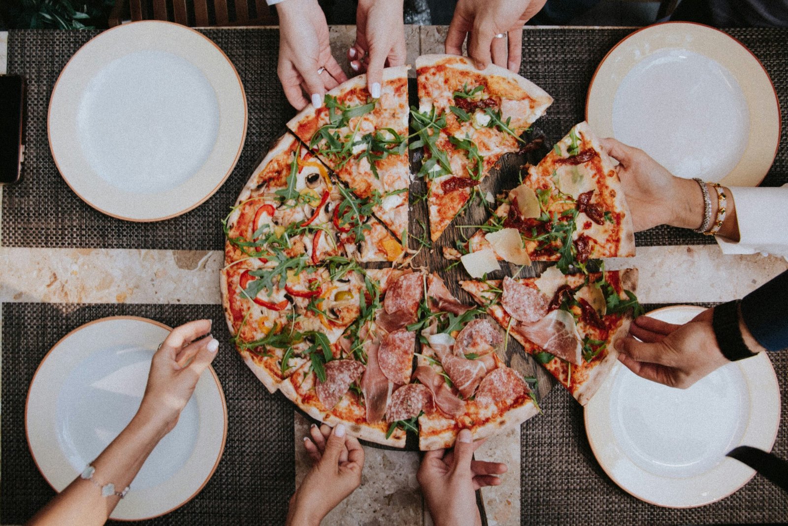 Pizza and celebration setting like the one at Pizza Affairs in Pune